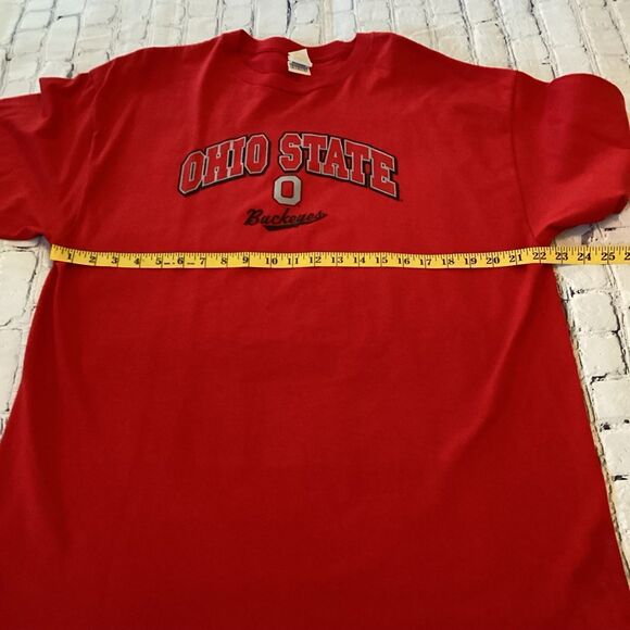 Delta T-Shirt Men’s Size XL Color Red Ohio State Buckeyes Pro Weight Graphic Tee - Picture 9 of 10